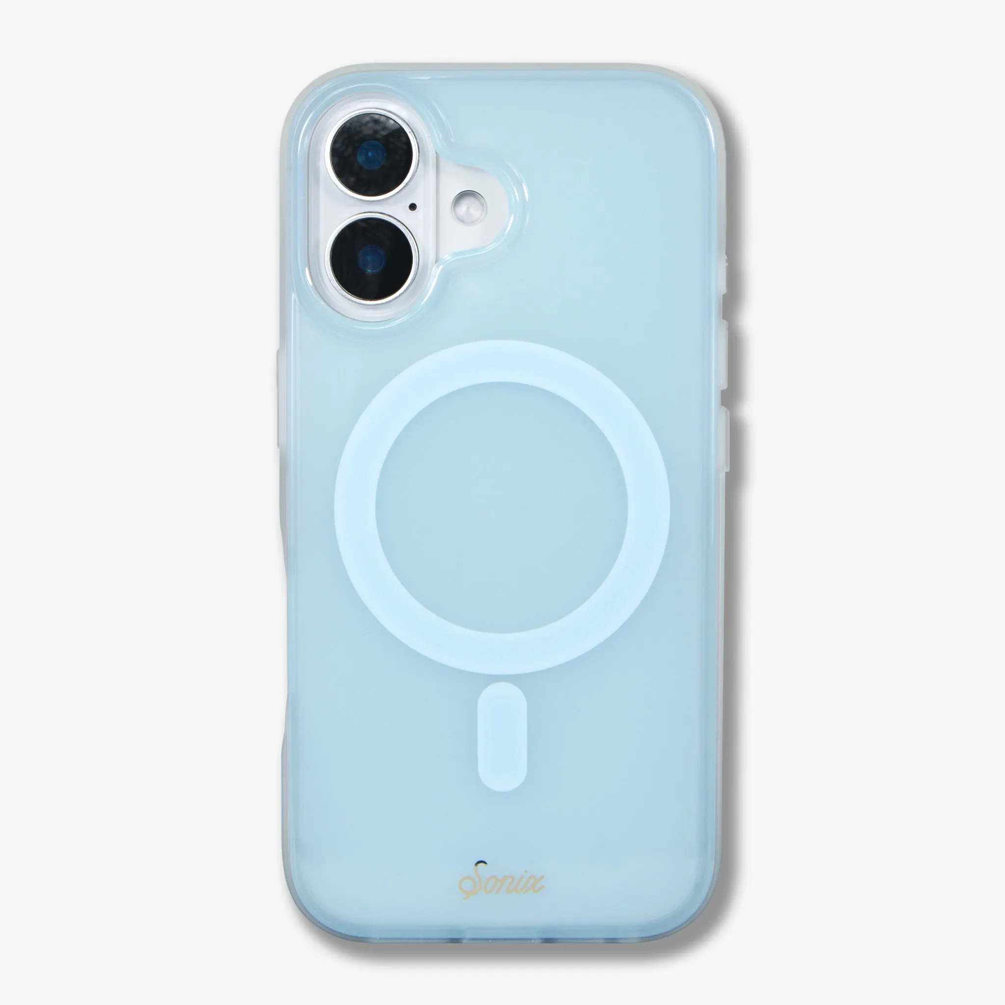 Minimal Form Jelly MagSafe? Compatible iPhone Case - Sky Blue