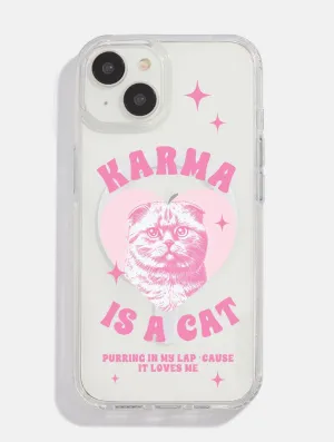 Tactile Feel Minimal Protection Karma Cat MagSafe iPhone Case