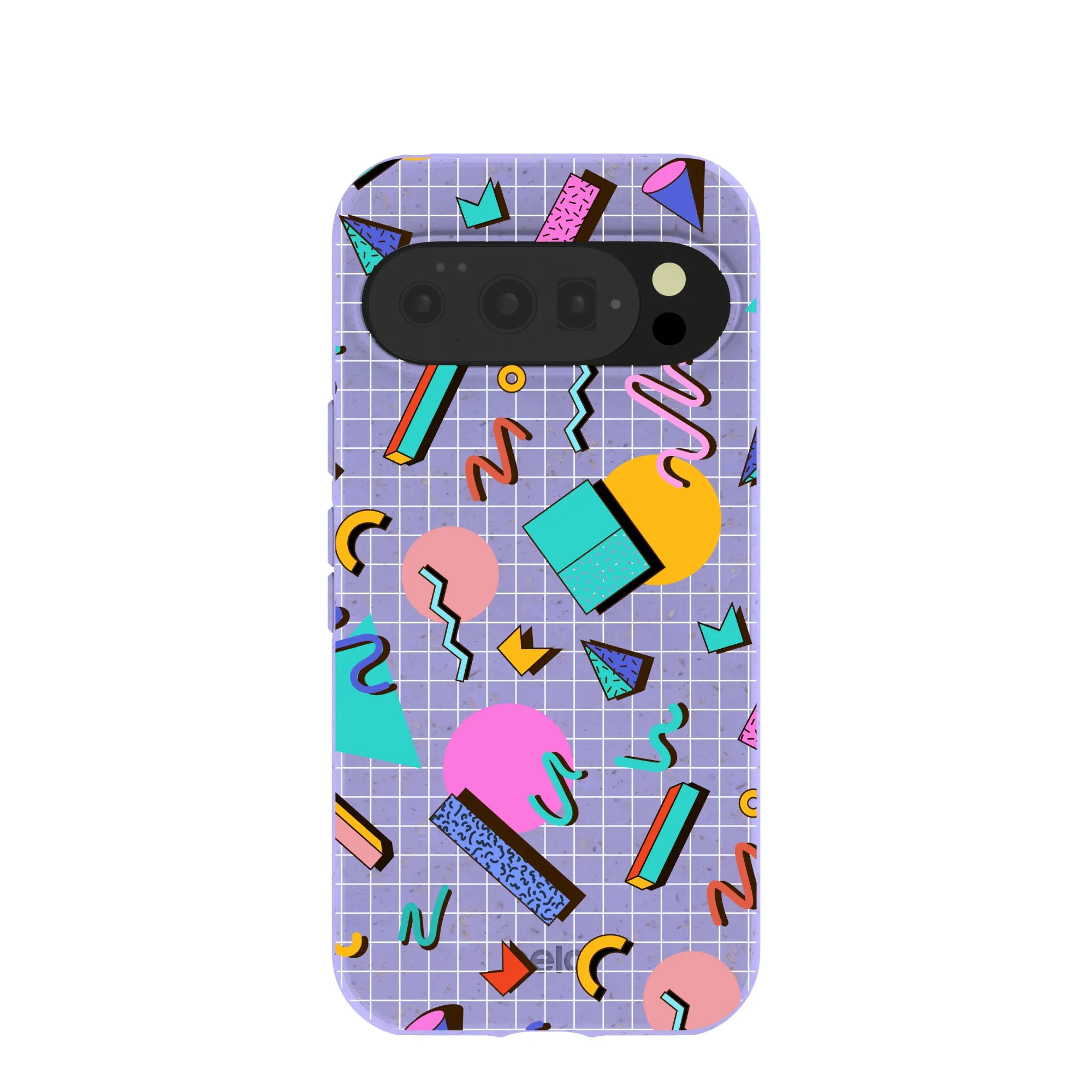 Strong protection Lavender Retro Grid Google Pixel 10/10 Pro Case