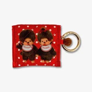 eco friendly wireless protector Fashionable Charging Sleeve Sonix x Monchhichi? Quilted AirPods? Pouch - Red