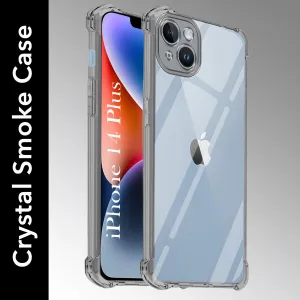 Enhanced Comfort Durable Coating For iPhone 14 Plus Back Cover (Shockproof Crystal Clear Case |  Drop & Camera Protection | Hard Polycarbonate)