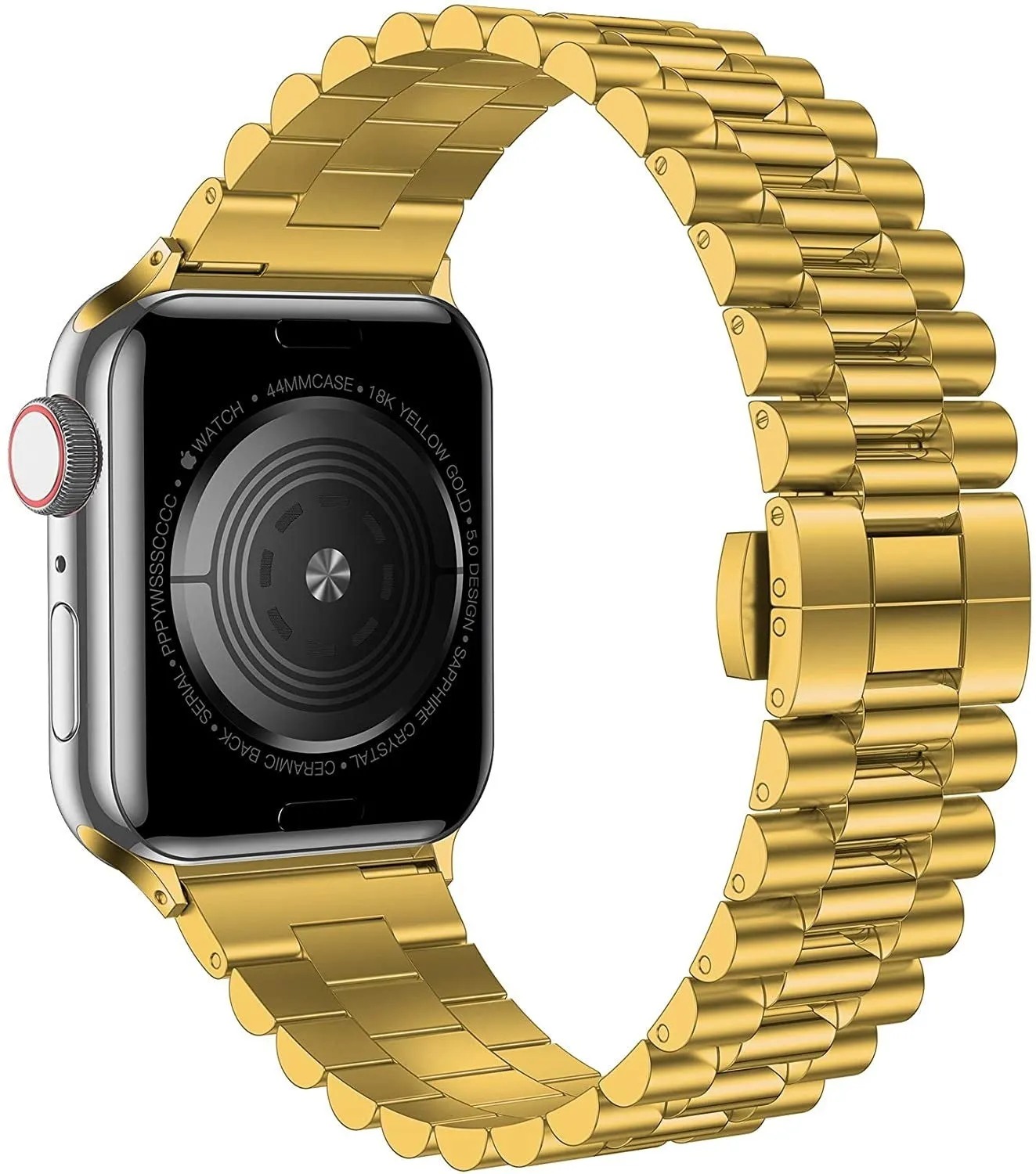 Apple Watch Steel Strap Presidential (Gold) Classic Aesthetic
