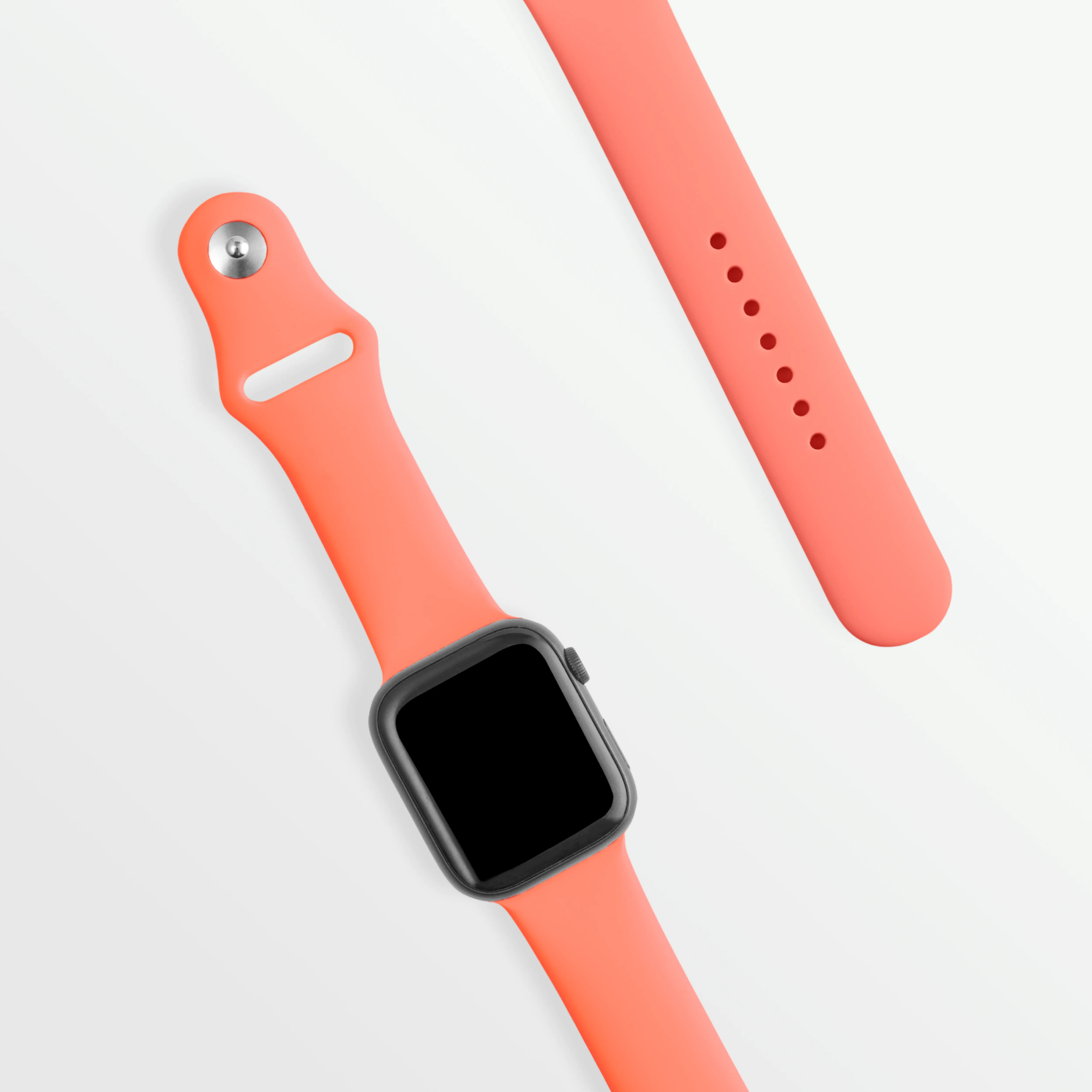 Portable Hook Over Shoulder Silicone iWatch Sport Watch Band/Strap