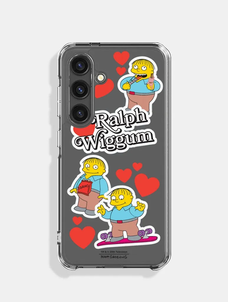 Tough Exterior Sporty Appeal The Simpsons X Skinndip Ralph Wiggum Sticker Android Case