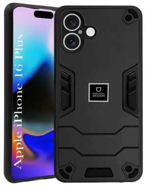 Soft Shield Simple Style For Apple iPhone 16 Plus Back Cover Case (Lightweight Hybrid Shockproof Polycarbonate)