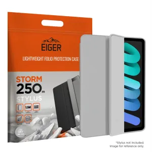 Shock Absorbent Smart Choice Eiger Storm 250m Stylus Case for Apple iPad Mini 7/ Mini 6 (2021) in Light Grey