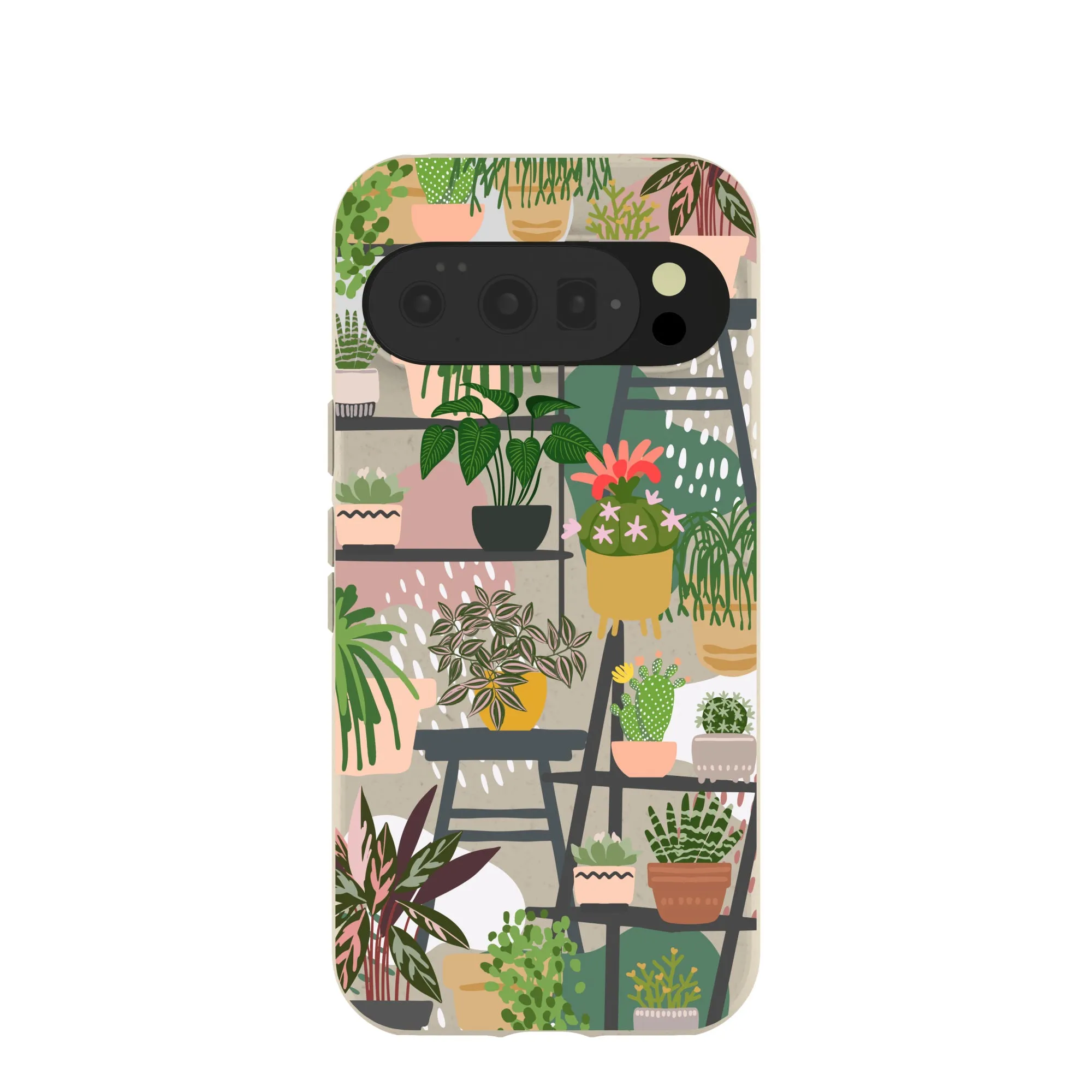 London Fog Botanical Oasis Google Pixel 10/10 Pro Case Trendy Aesthetic Clear View
