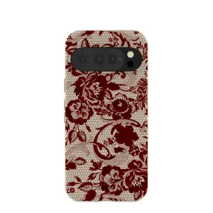 London Fog Crimson Veil Google Pixel 10/10 Pro Case Luxury Finish Texture Protective Design Texture