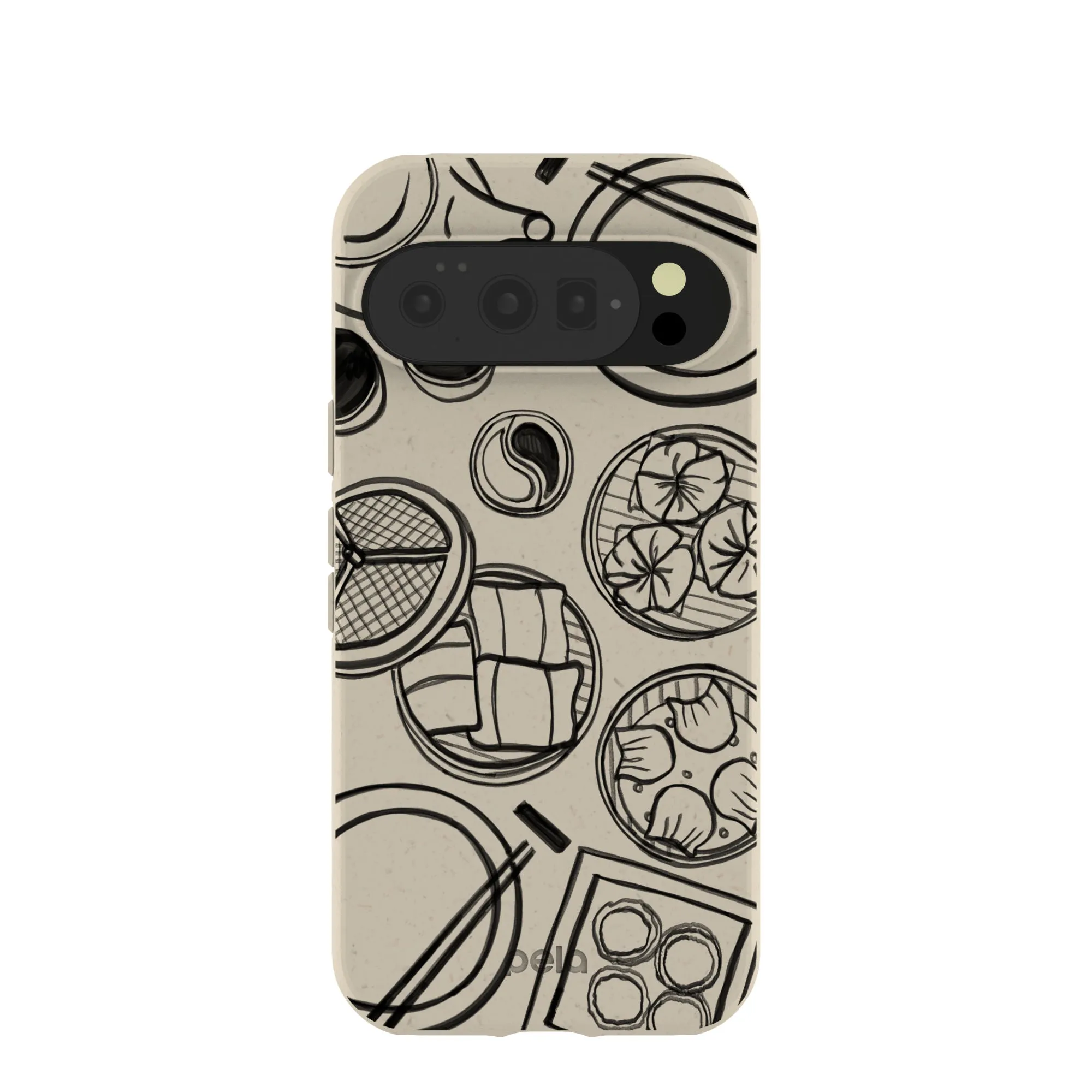 London Fog Dimsum Doodles Google Pixel 10/10 Pro Case Practical Design