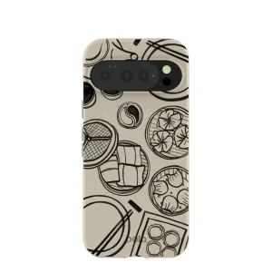 London Fog Dimsum Doodles Google Pixel 10/10 Pro Case Practical Design