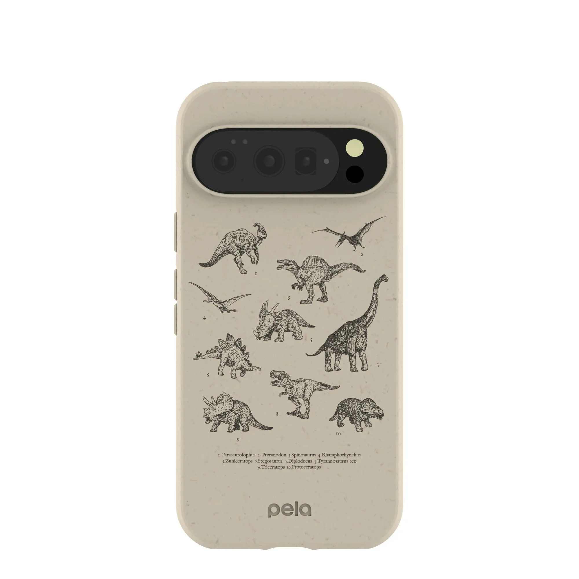 London Fog Dinosaurology Google Pixel 10/10 Pro Case Compact Texture