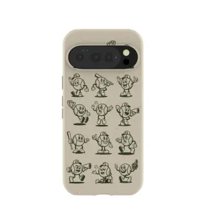 Protective Corners Durable Texture Build London Fog Lets Play Ball Google Pixel 10/10 Pro Case