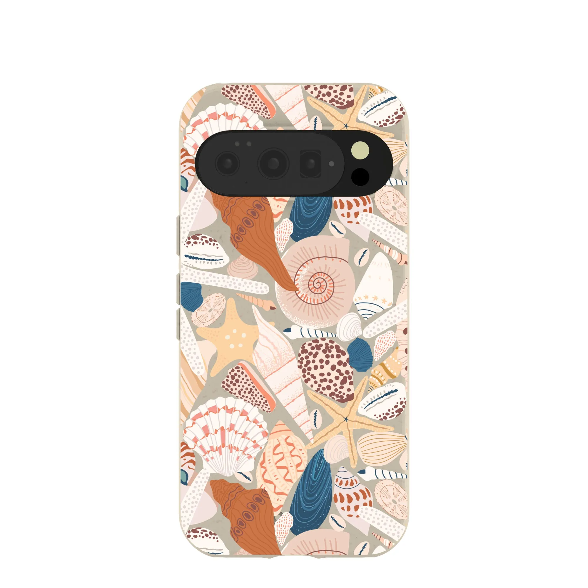 London Fog Sandy Shells Google Pixel 10/10 Pro Case Creative Texture