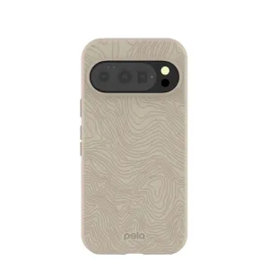 Light Structure Soft Surface Design London Fog Trail Lines Google Pixel 10/10 Pro Case