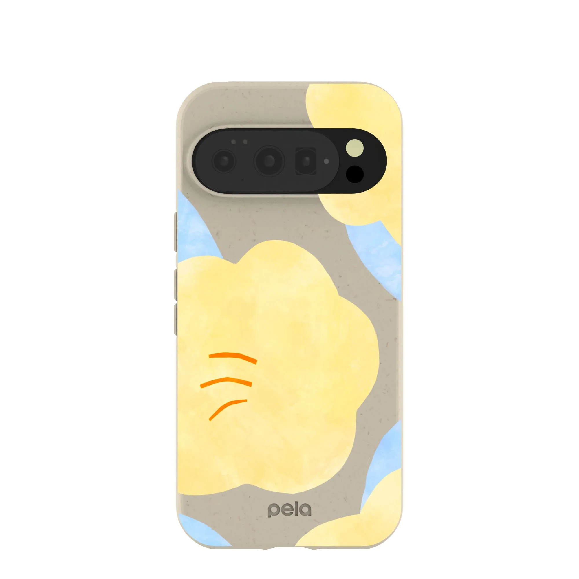 Modern Design London Fog Yellow Flowers Google Pixel 10/10 Pro Case