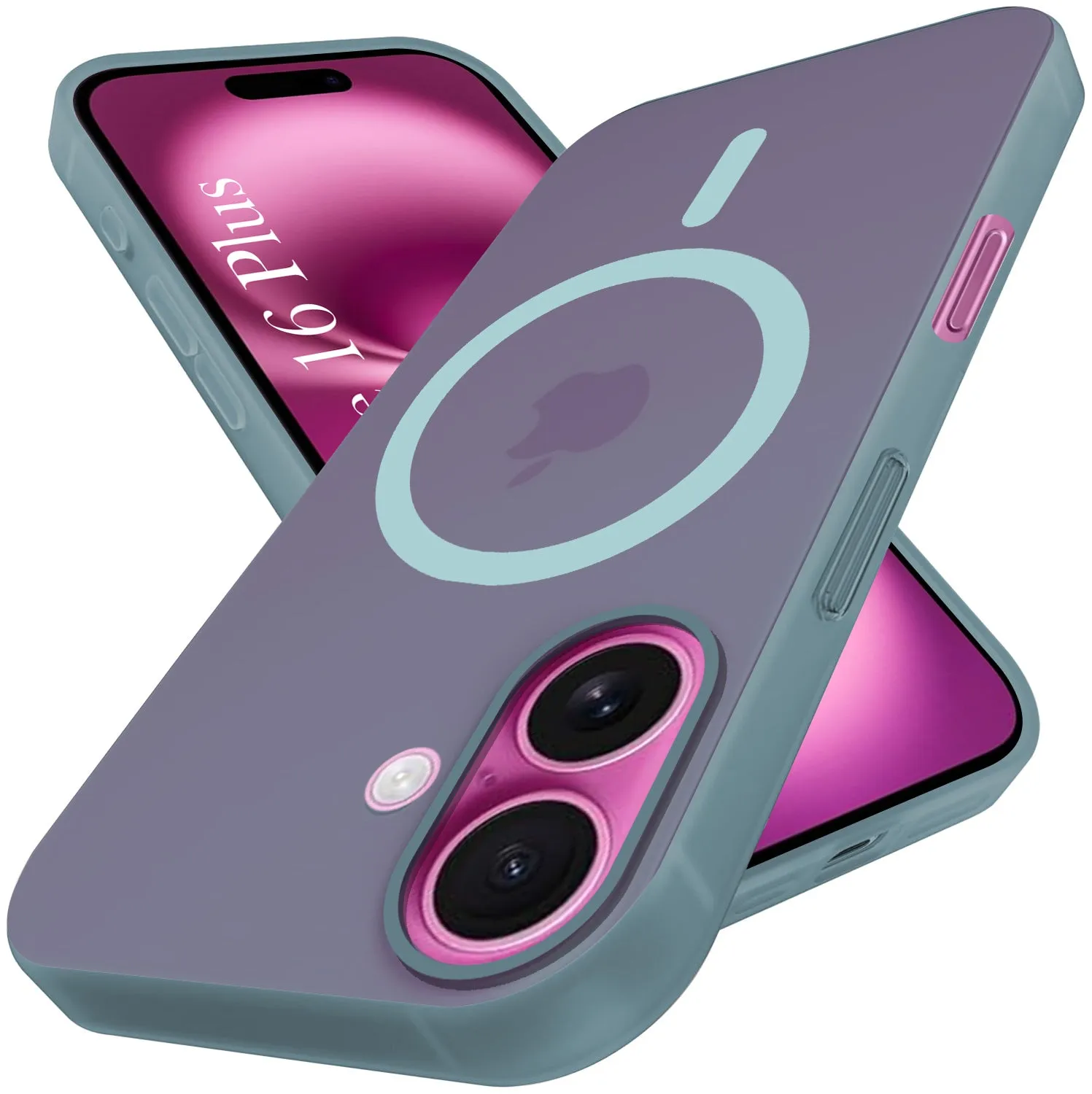 Modern Style For Apple iPhone 16 Plus Back Cover Case (Frosted Matte Feel | MagSafe Compatible Wireless Charging | Polycarbonate Material)