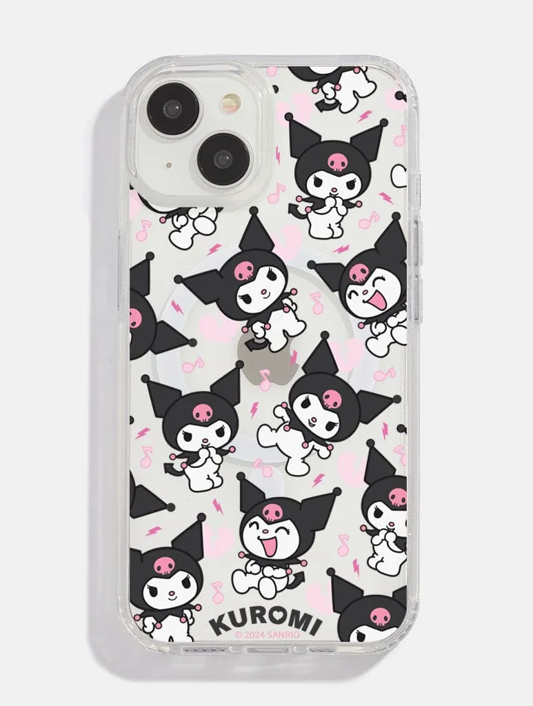 Smooth Finish Hello Kitty x Skinnydip Kuromi Black MagSafe iPhone Case