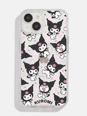 Hello Kitty x Skinnydip Kuromi Black MagSafe iPhone Case Vibrant pattern