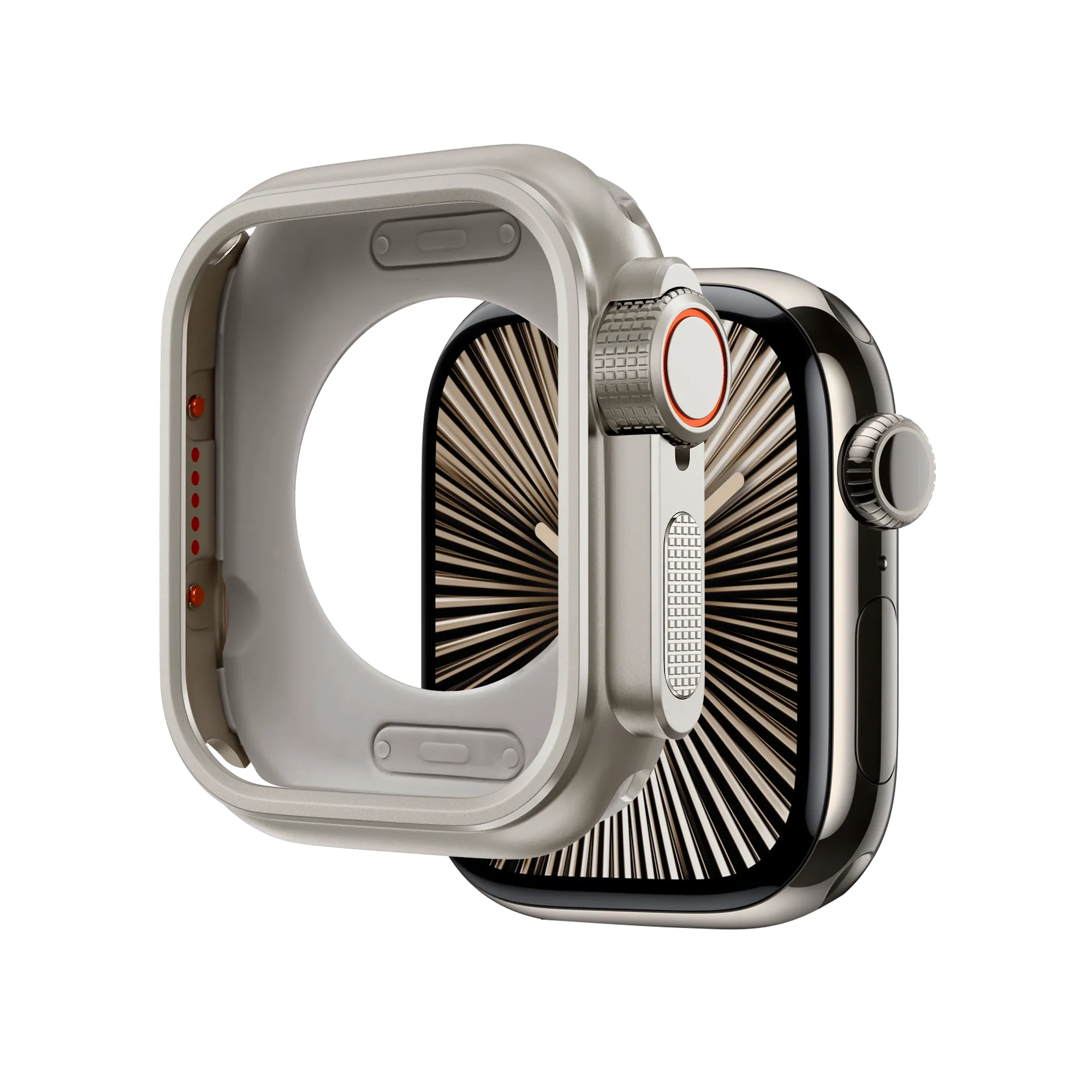 Bandz Apple Watch 10 - 46mm Metal Case (Titanium) Lightweight Shell