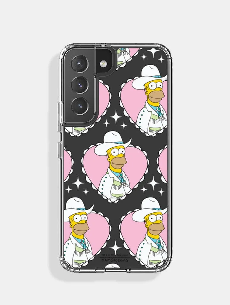 Shock Layer The Simpsons Cowboy Homer Android Case