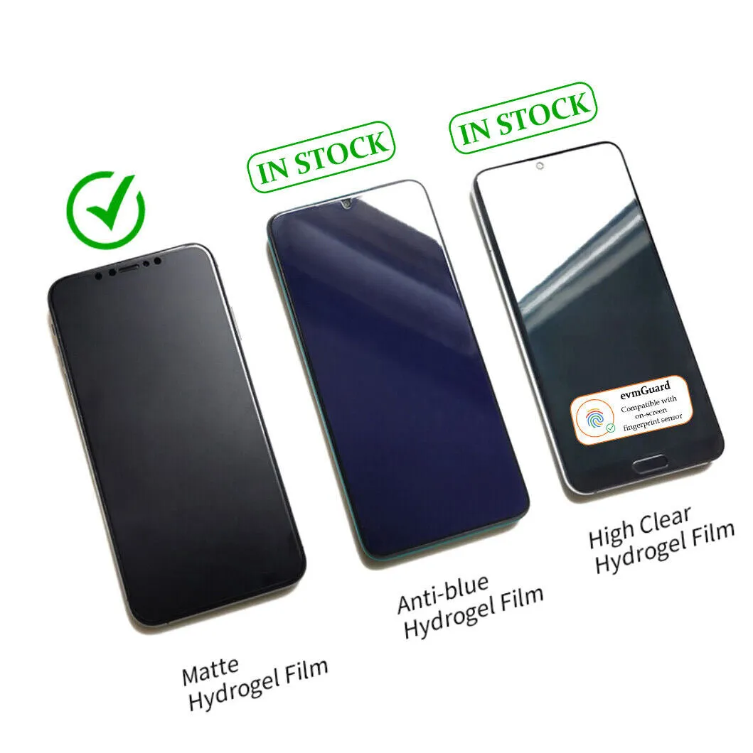 HYDROGEL SCREEN PROTECTOR FOR ANY MOBILE PHONE TABLET OR APPLE WATCH Matte Texture Layer Luxury Surface