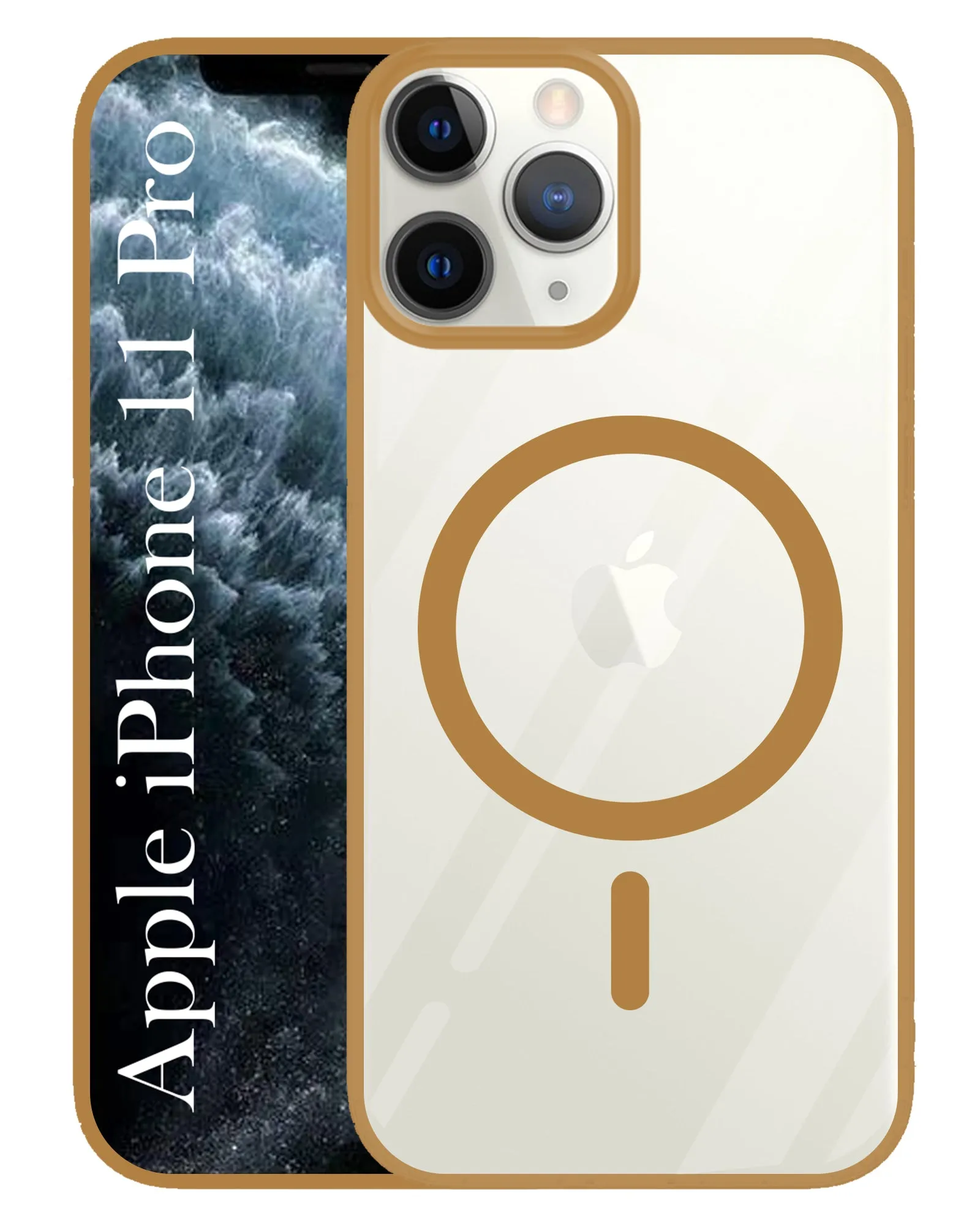 Everyday Protection Minimal Look For Apple iPhone 11 Pro Back Cover Case (MagSafe Compatible Wireless Charging | Hybrid Camera Bump Protection | Shockproof Polycarbonate Material)