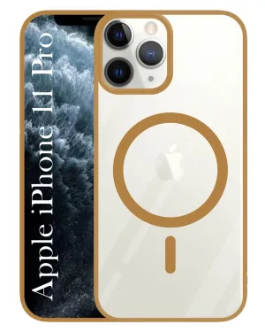 Everyday Protection Minimal Look For Apple iPhone 11 Pro Back Cover Case (MagSafe Compatible Wireless Charging | Hybrid Camera Bump Protection | Shockproof Polycarbonate Material)