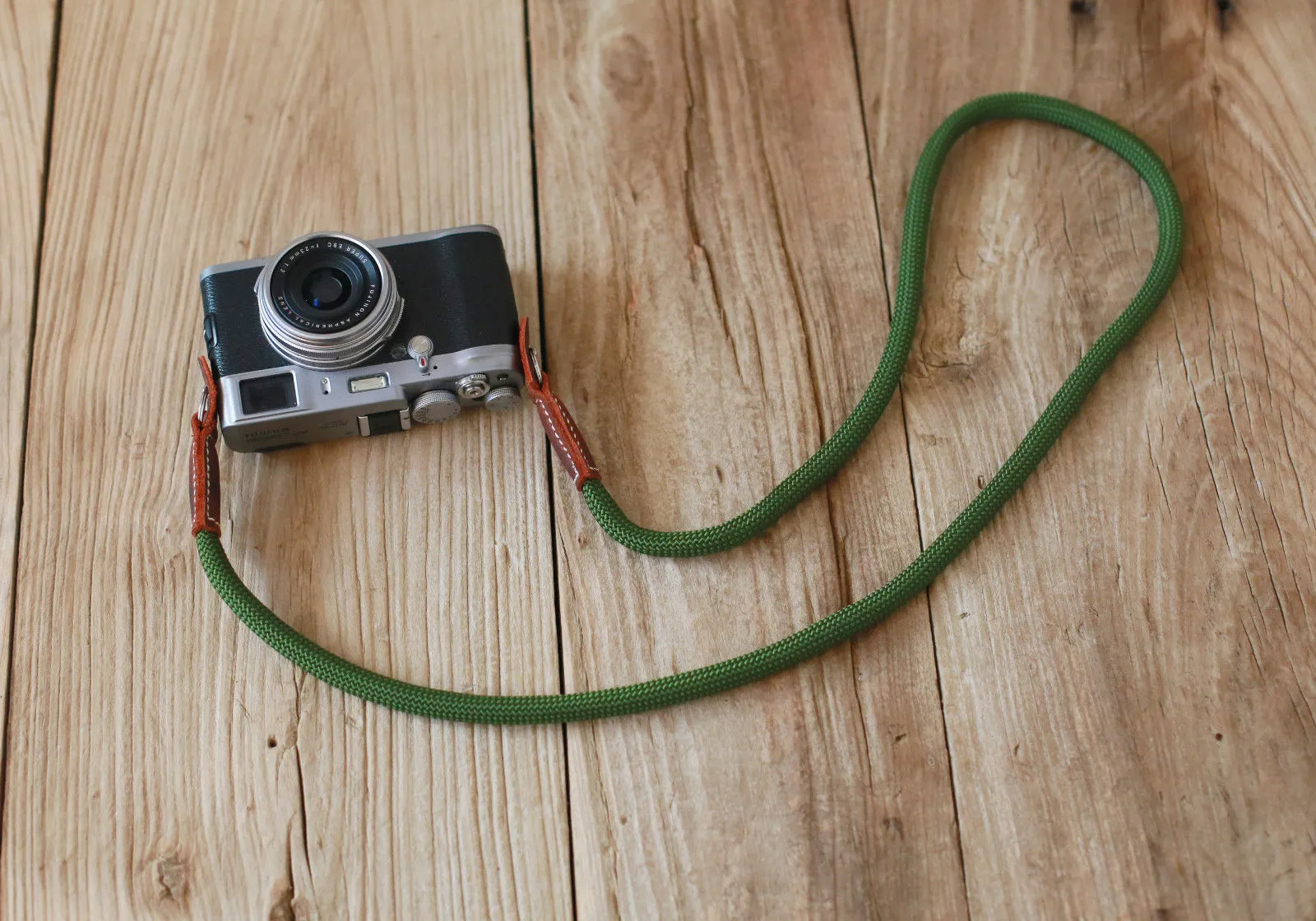 Camera Strap Handmade  Retro Army green Climbing Rope &Windmup.com Hand Gear