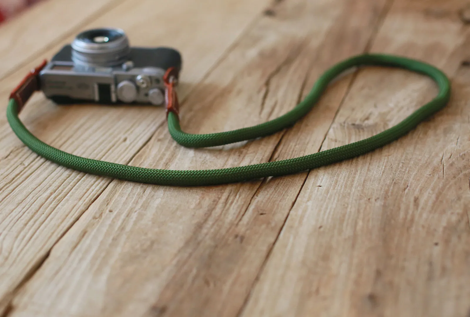 Kid User Phone Security Camera Strap Handmade  Retro Army green Climbing Rope &Windmup.com