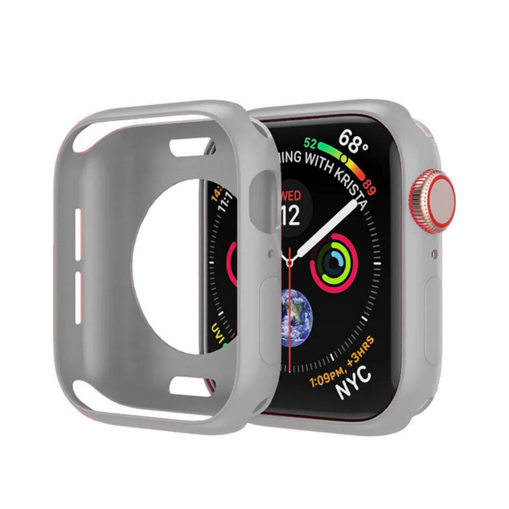 Soft Cover Guard Adventure Gear Apple Watch TPU Case (Grey)