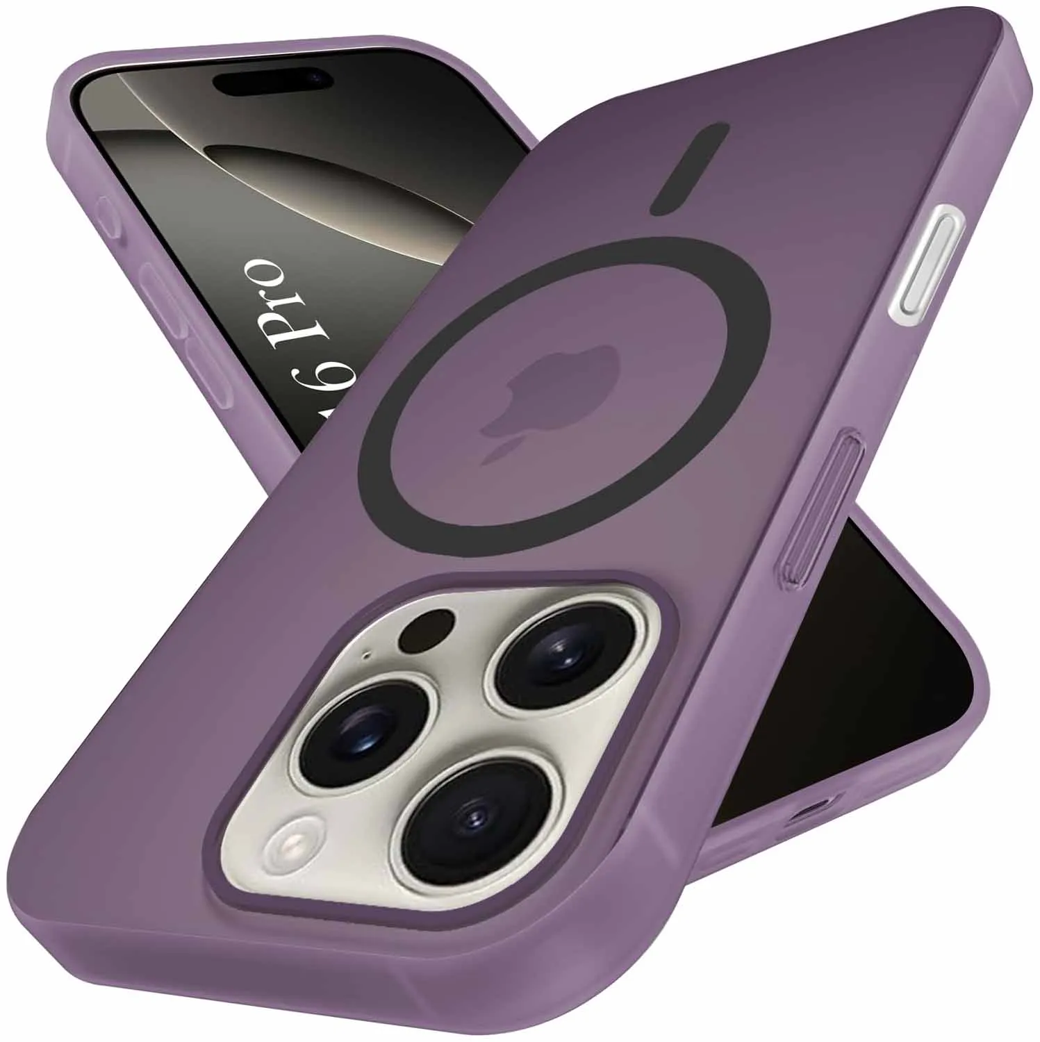 Soft Finish Layer For Apple iPhone 16 Pro Back Cover Case (Frosted Matte Feel | MagSafe Compatible Wireless Charging | Polycarbonate Material)