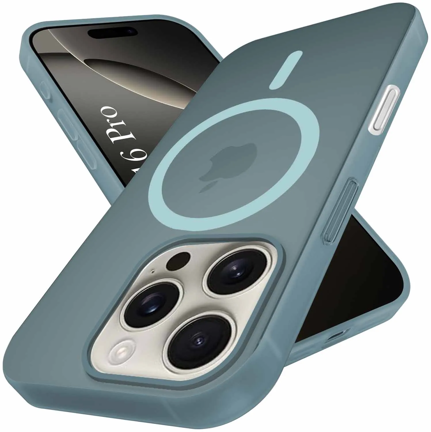 Smooth Coating For Apple iPhone 16 Pro Back Cover Case (Frosted Matte Feel | MagSafe Compatible Wireless Charging | Polycarbonate Material)