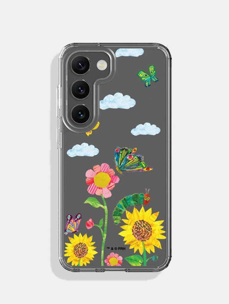 The Very Hungry Caterpillar x Skinnydip Spring Flowers Android Case Minimal Style Flexible Layer Design