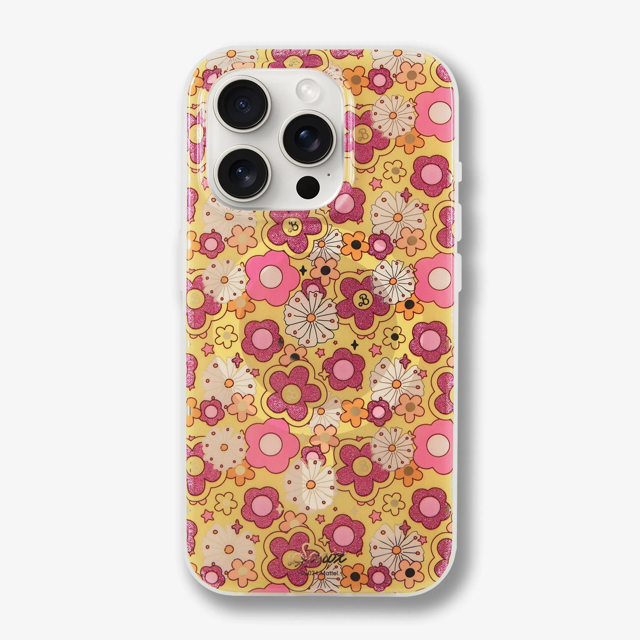 Urban Style Retro Flower Barbie? MagSafe? Compatible iPhone Case