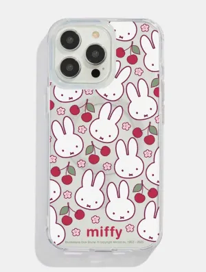 Hybrid Surface Layer Miffy x Skinnydip Cherry Glitter MagSafe iPhone Case