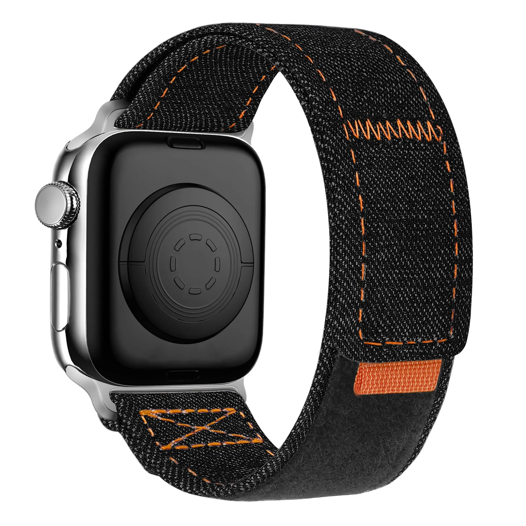 Bandz Apple Watch Denim Strap (Black) Outdoor Utility Gear