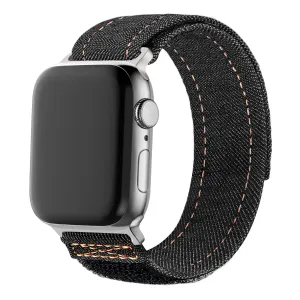 Bandz Apple Watch Denim Strap (Black) Classic Fashion Fit Fashion Everyday Fit