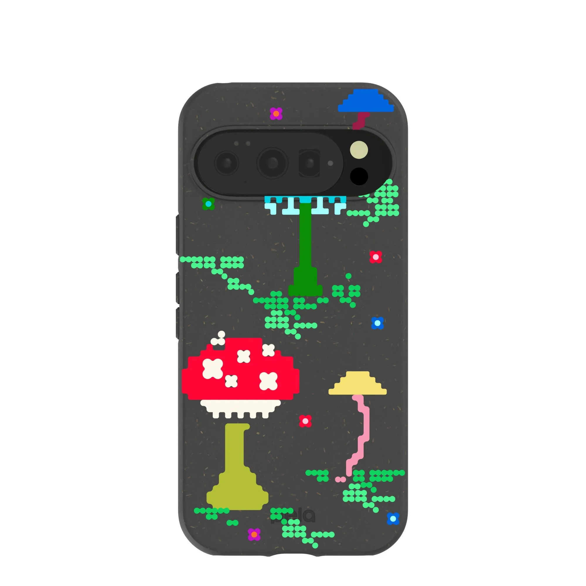 Black Byte Bloom Google Pixel 10/10 Pro Case Unique Pattern Durable Texture Finish