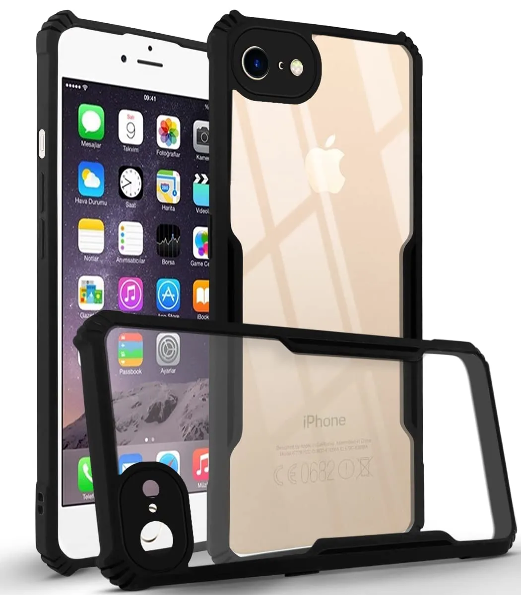 Lightweight Grip For Apple iPhone SE 2020 | SE 2022 Back Cover Case (Textured Grip Design | Camera Protetion | Slim and Light Weight | Soft Touch and Feel)