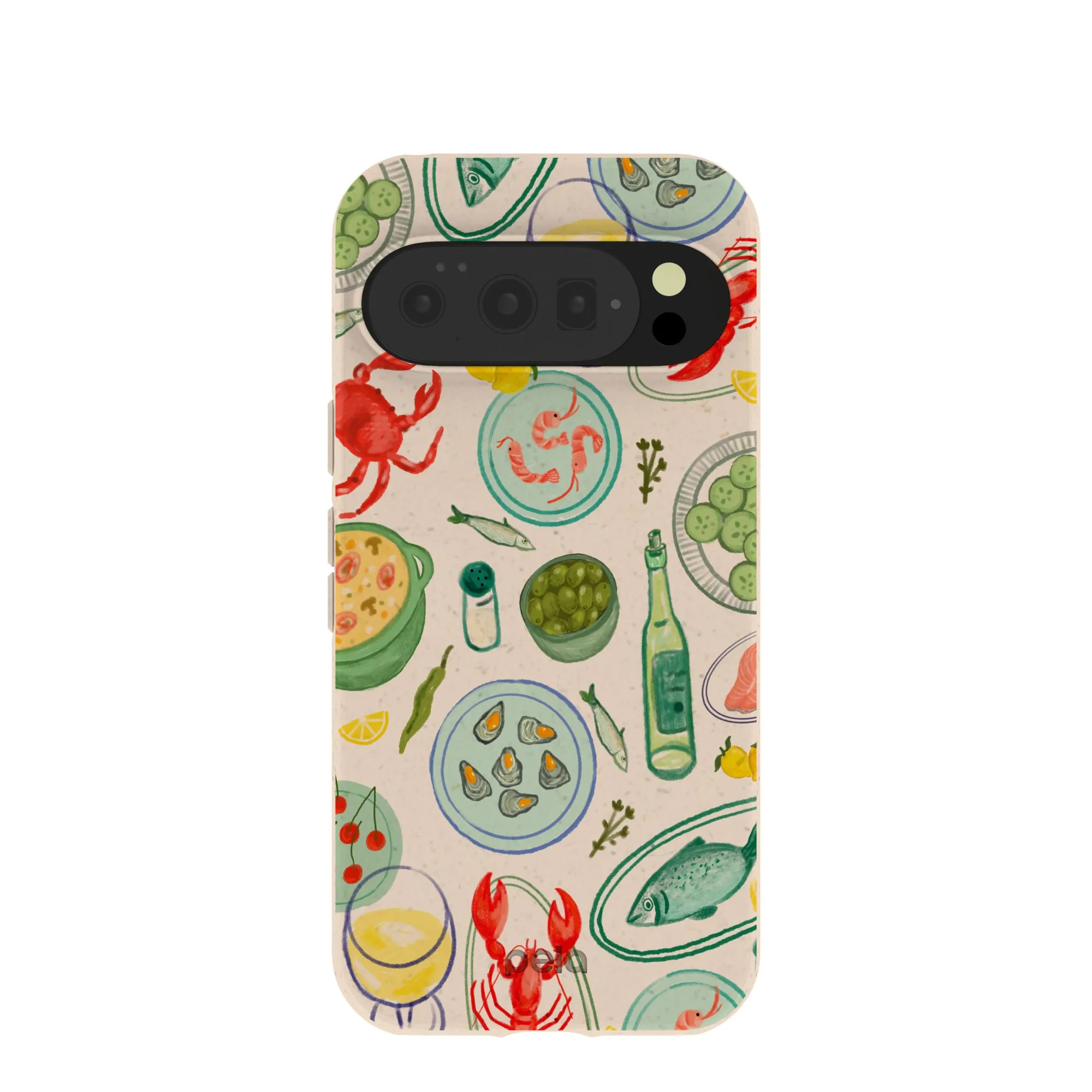 Seashell Dock and Dine Google Pixel 10/10 Pro Case Smooth Look Rugged Surface Build