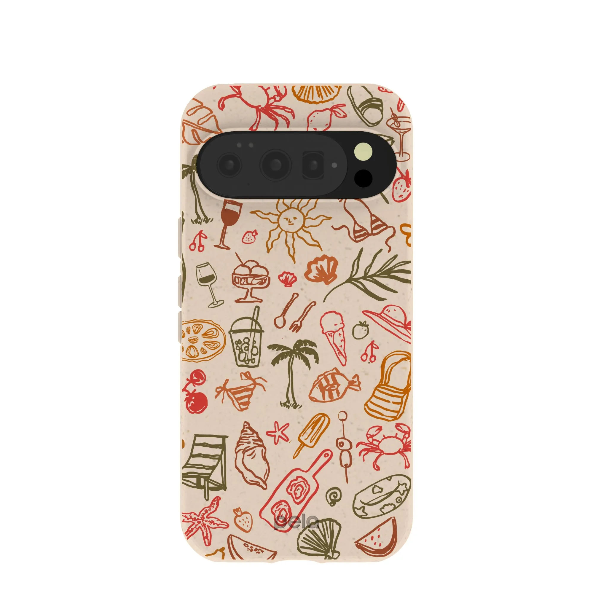 Seashell Sunkissed Google Pixel 10/10 Pro Case Student Gear Minimal Frame