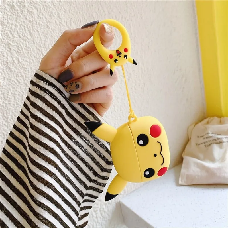 clear frosted airpods cover PIKACHU SILICONE AIRPODS CASE COVER FOR 1/2, 3 AND AIRPODS PRO
