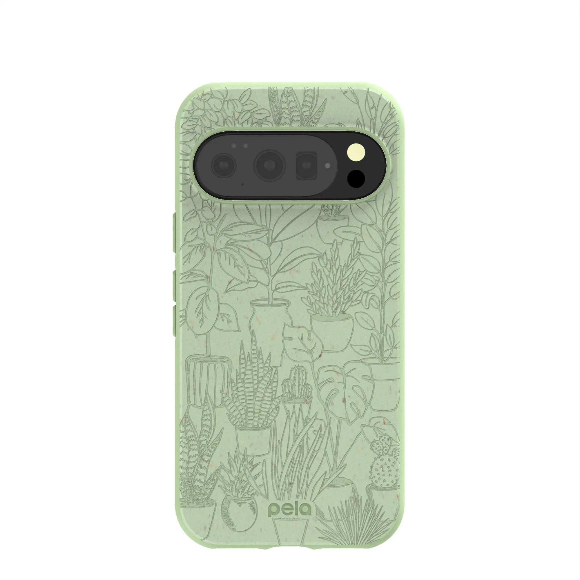 Sage Green Green Oasis Google Pixel 10/10 Pro Case Stylish Detail Layer