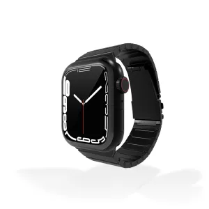 Classic Sport Design running accessory Apple Watch Premium Titanium Strap (Black)