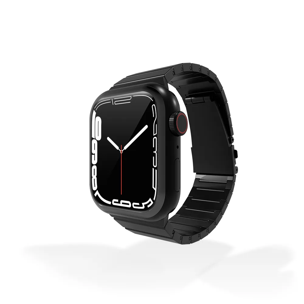 Classic Sport Design running accessory Apple Watch Premium Titanium Strap (Black)