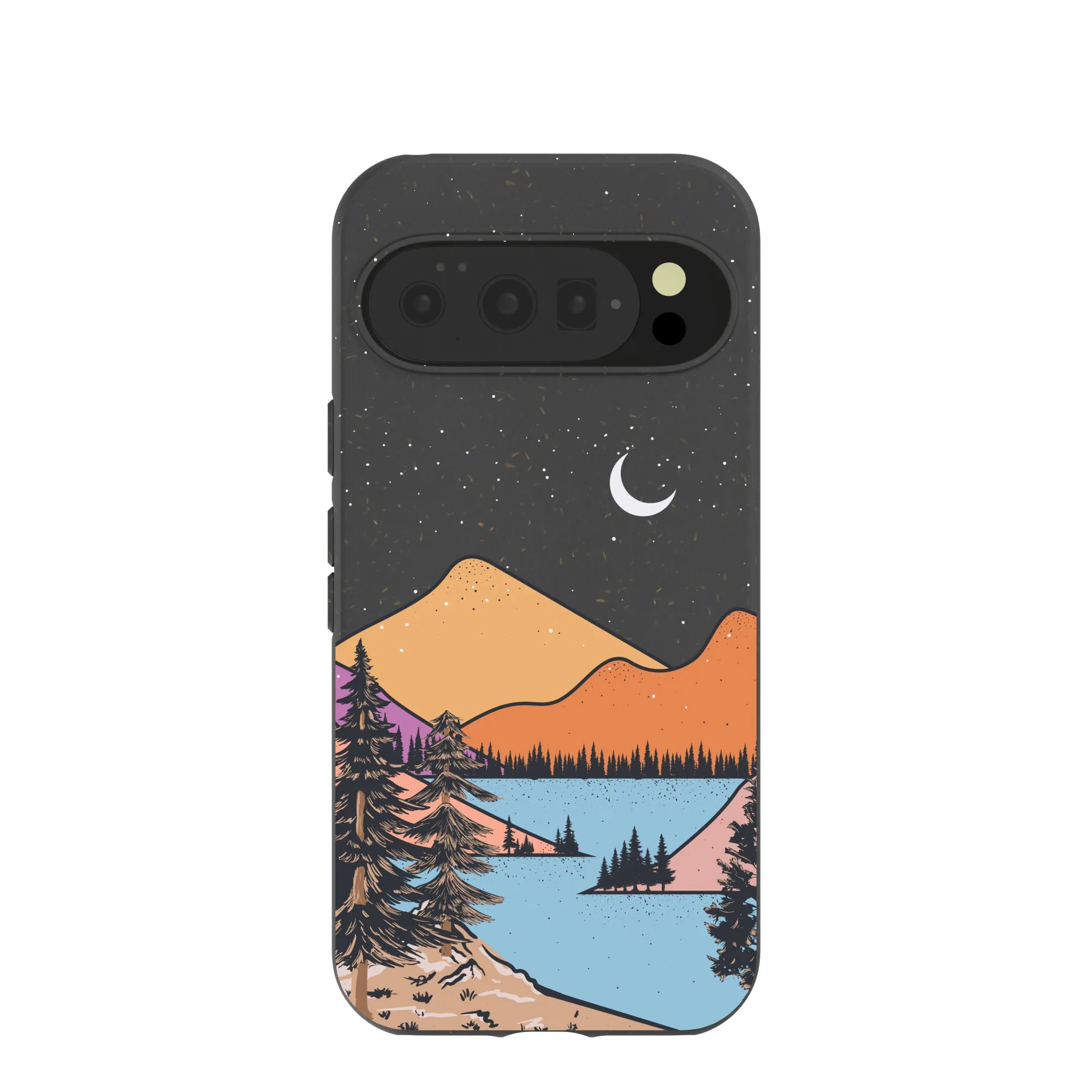 Black Night Trails Google Pixel 10/10 Pro Case Anti Shock