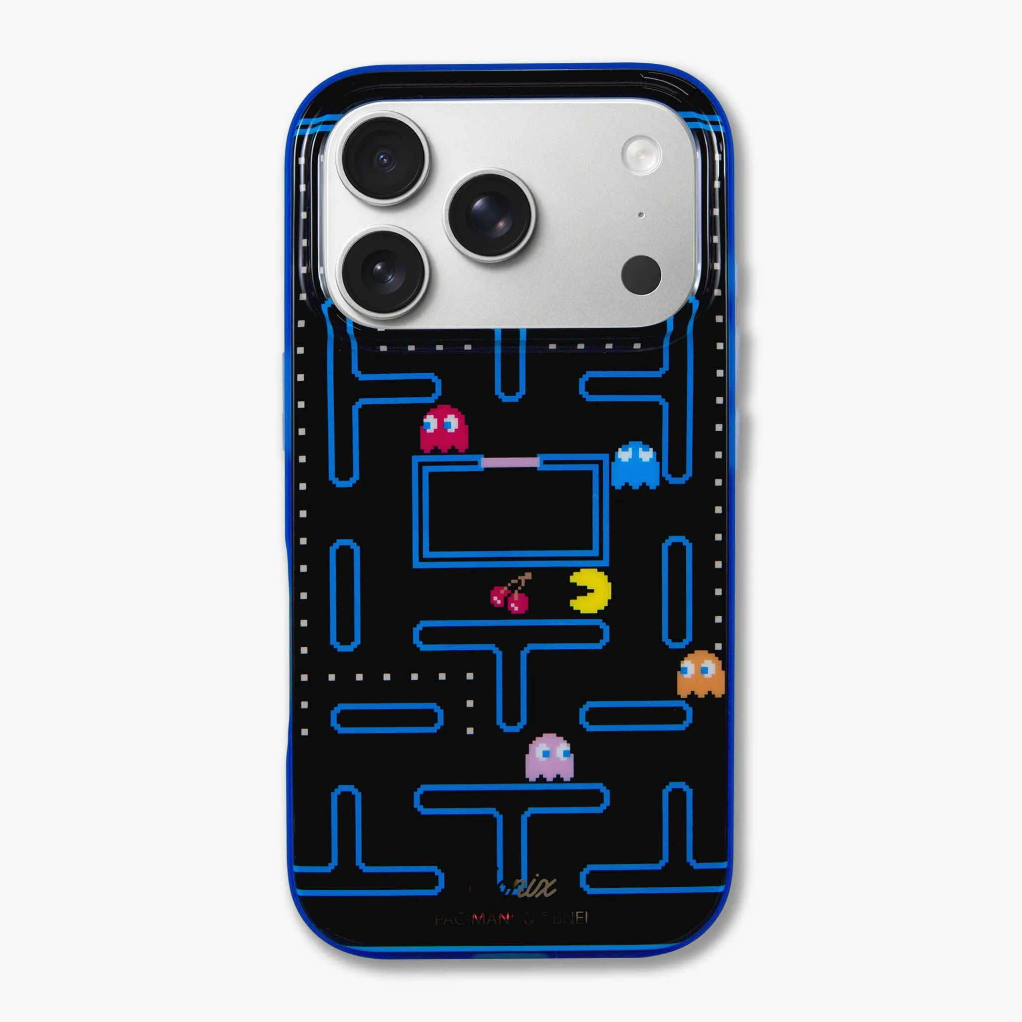Matte Pattern Layer Compact Shape PAC-MAN Classic MagSafe? Compatible iPhone Case