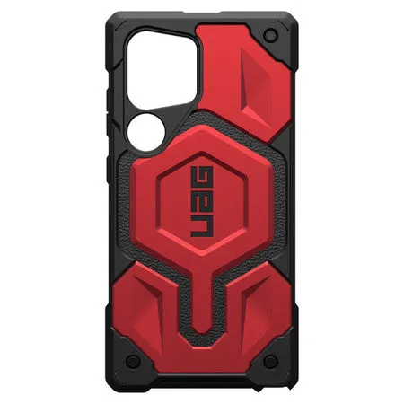 Monarch Rugged Case Crimson for Samsung Galaxy S24 / S24 Ultra Tight Fit Premium Edge