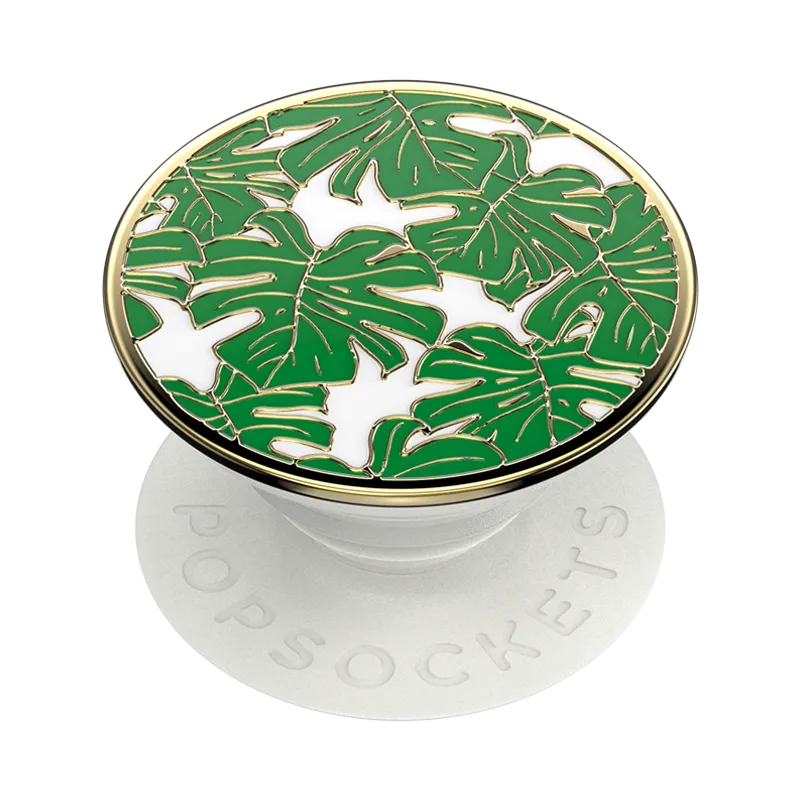 Monstera Polished Enamel PopGrip Grip Clip Trio