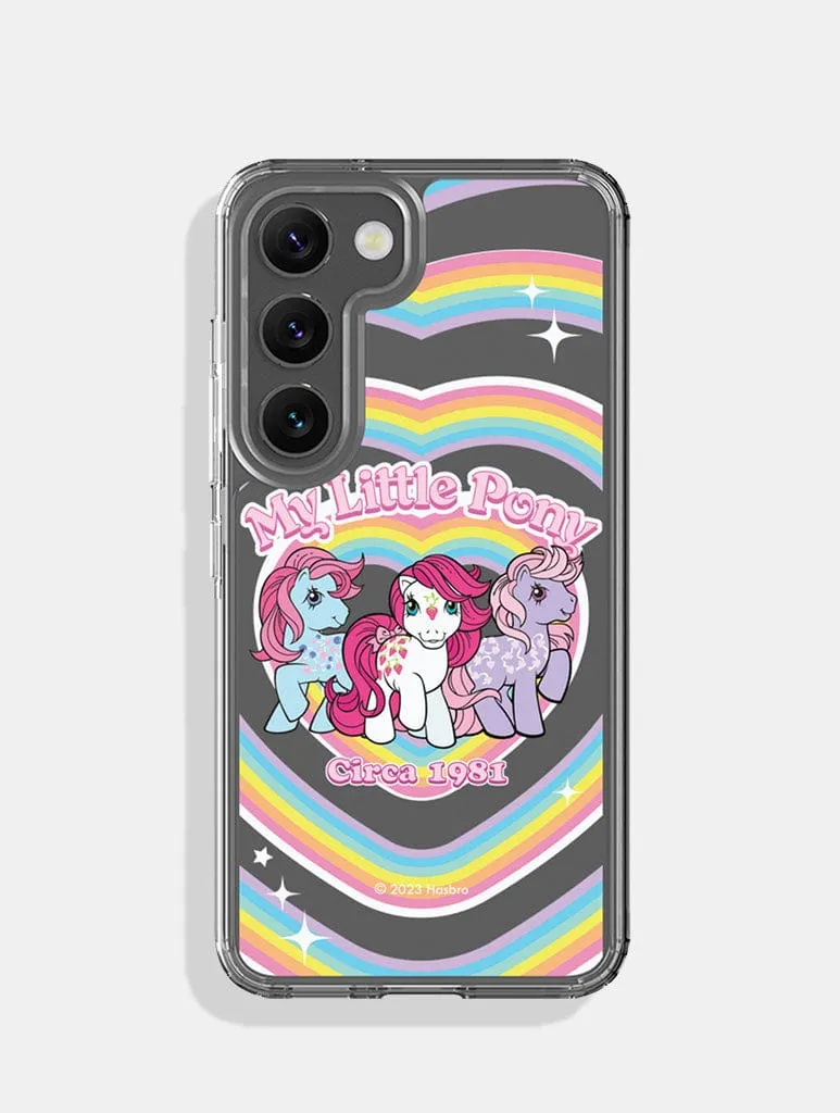 Glossy Texture Layer My Little Pony x Skinnydip Circa 1981 Android Case